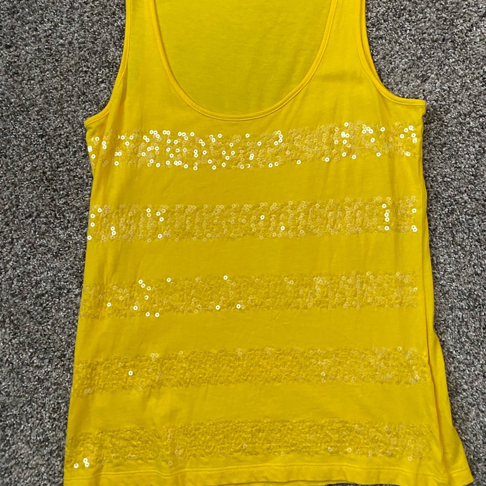 Banana Republic sequined tank top